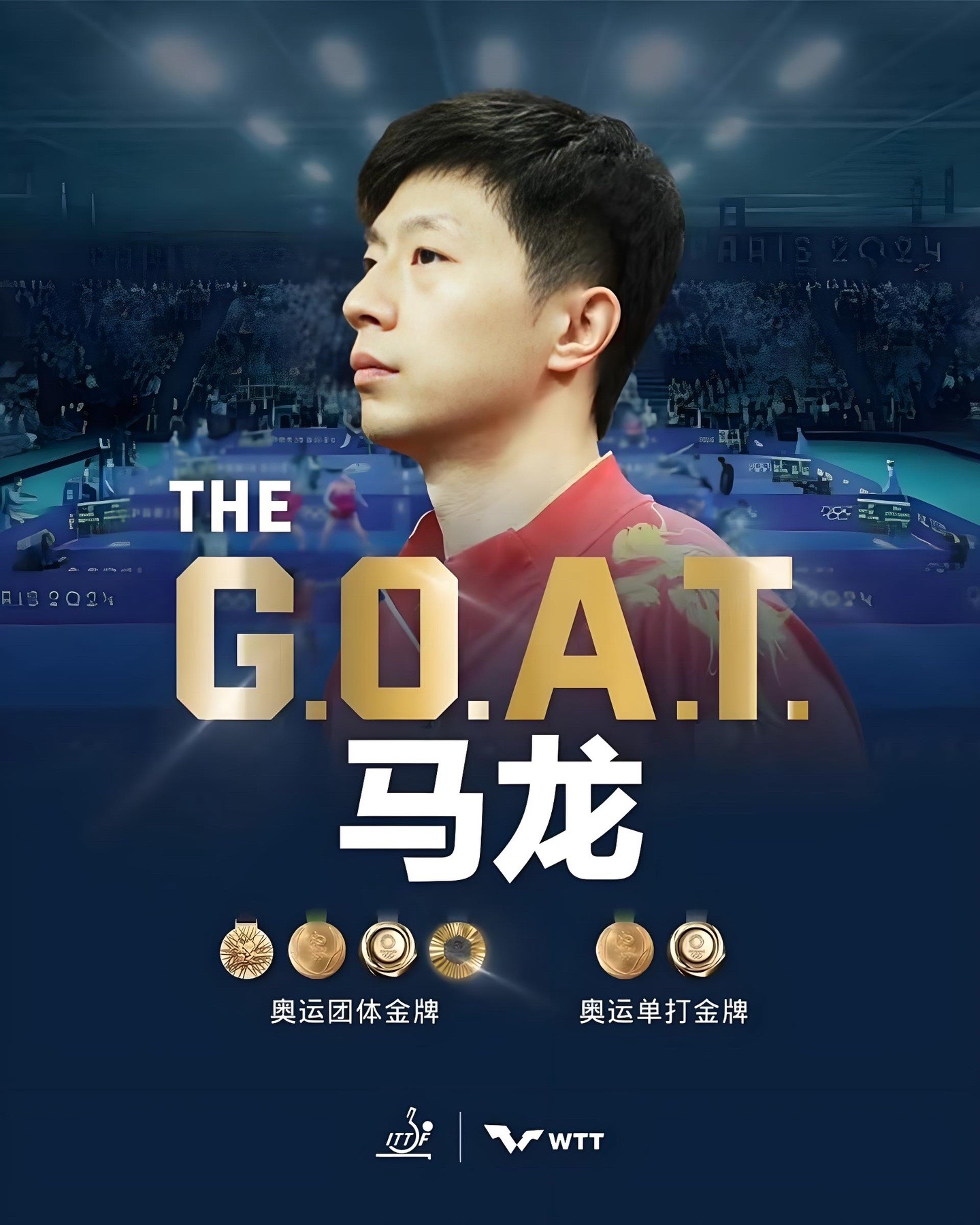 德国乒乓球队横扫中国乒乓球队，马龙制霸全场的简单介绍